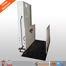 Public Unenclosed Vertical Platform Wheelchair elevator Lifts with CE
